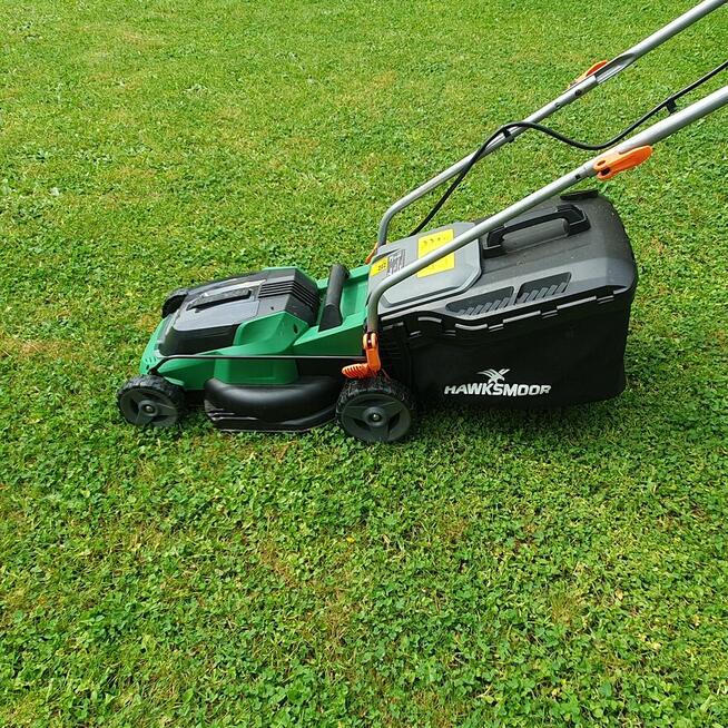 Kosiarka akumulatorowa 34cm 2x18v mocna lekka!