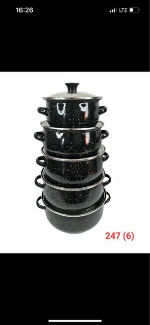 Garnki emaliowane wyprzedaż