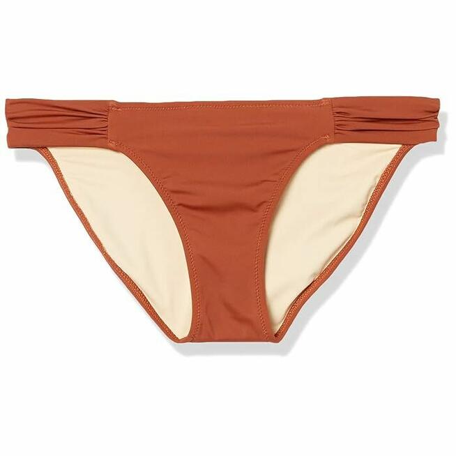 XS AMAZON ESSENTIALS damskie bikini terracotta nowe 72-80 cm