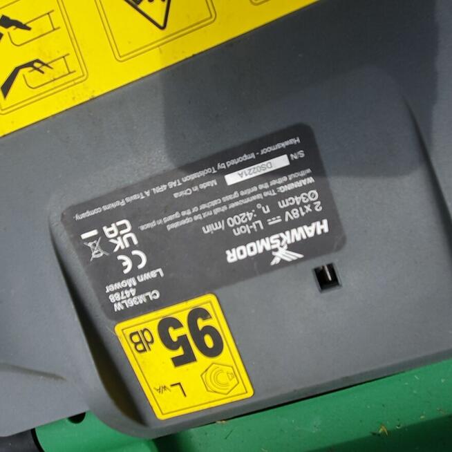 Kosiarka akumulatorowa 34cm 2x18v mocna lekka!