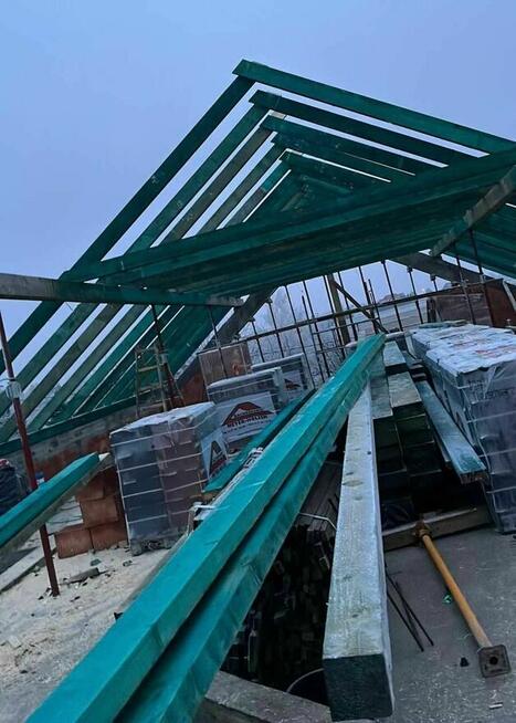 Więźba dachowa-impregnowana/strugana, łata, kontrłata, krokwie