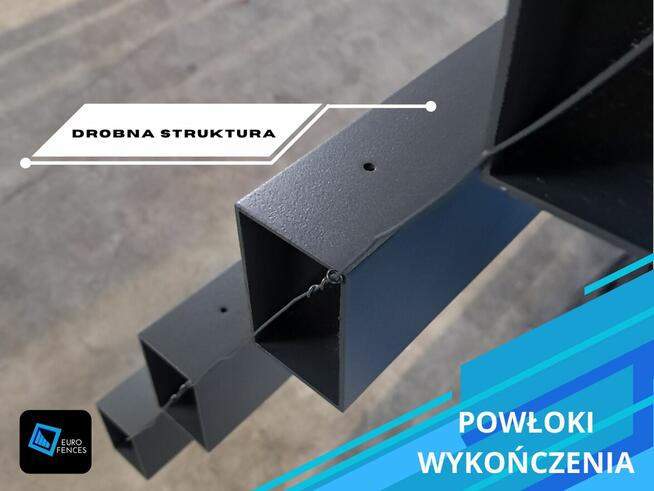 Nowoczesne ogrodzenia aluminiowe poziome Euro-fences
