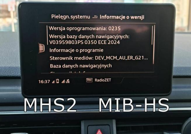 Mapa Audi 2026 Aktualizacja MHS2 MIB-HS MMI MHI2 Nowość