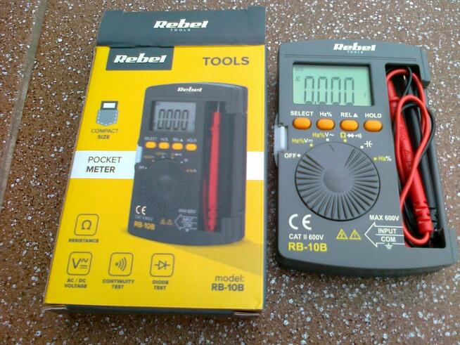 Multimetr UniT UT33C+ temp -40/1000C lub RB 10B