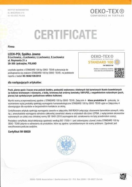 KOŁDRA PUCH+PIERZE 160x200 2,1kg CERTYFIKAT HURT-DETAL