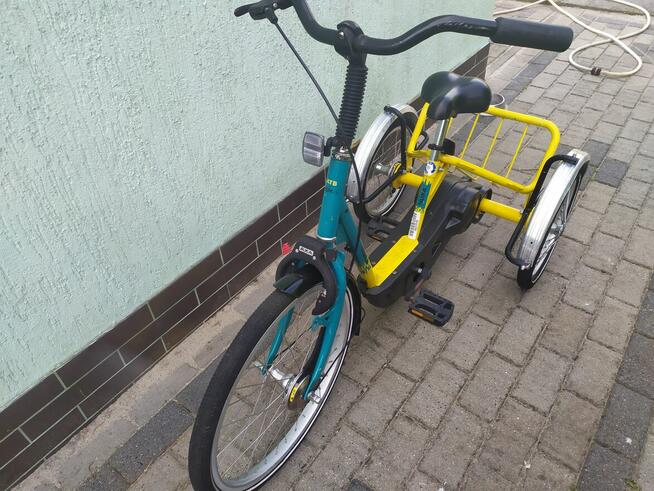 Rower rójkołowy rehabilitacyjny.