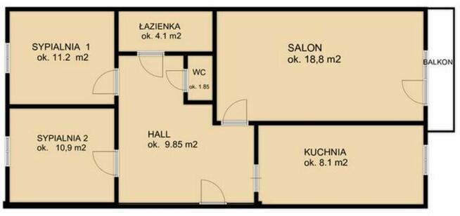 Можливість. 3 pokoje - parter- cegła- duża piwnica.