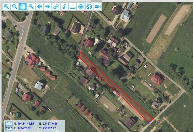 Działka, Bieszczady, Bóbrka, k. SOLINA.