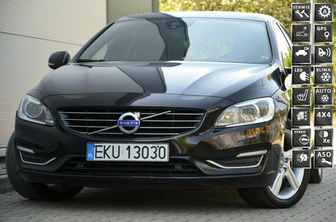 Volvo V60 2.4D6 AWD Plug-in Hybrid Led Serwis Grz.kierownica Kamera Navi Skóra