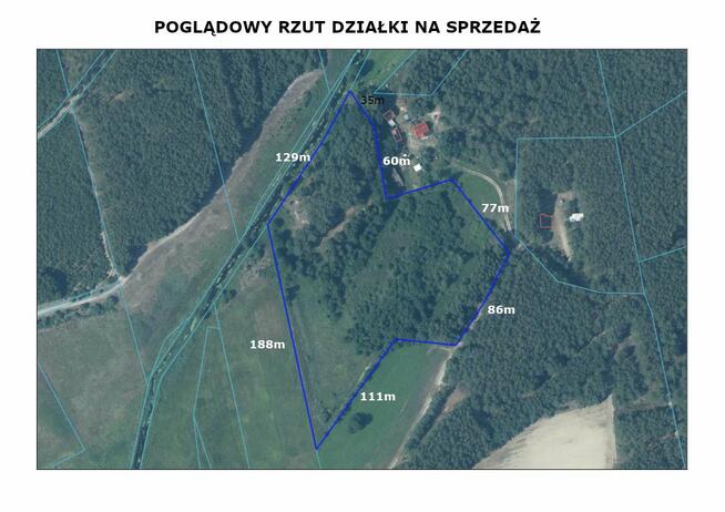 Działka rekreacyjna Marylin gm. Drawsko,
