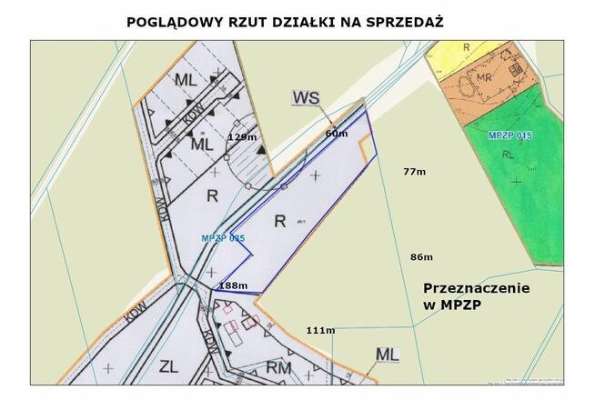 Działka rolna Marylin gm. Drawsko,
