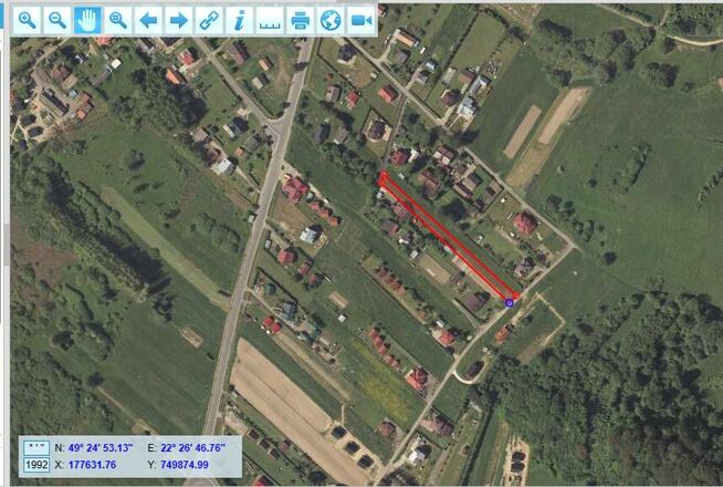 Działka, Bieszczady, Bóbrka, k. SOLINA.