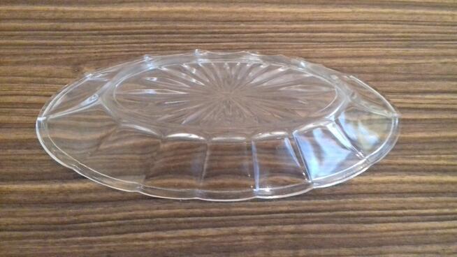Salaterka szklana owalna, Vintage, do sprzedania