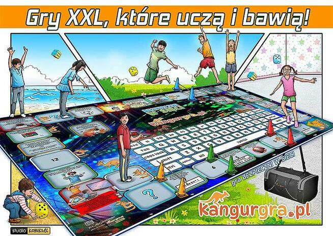 DZIECI BEZPIECZNE GRY XXL dla DZIECI do nauki i zabawy Kangu