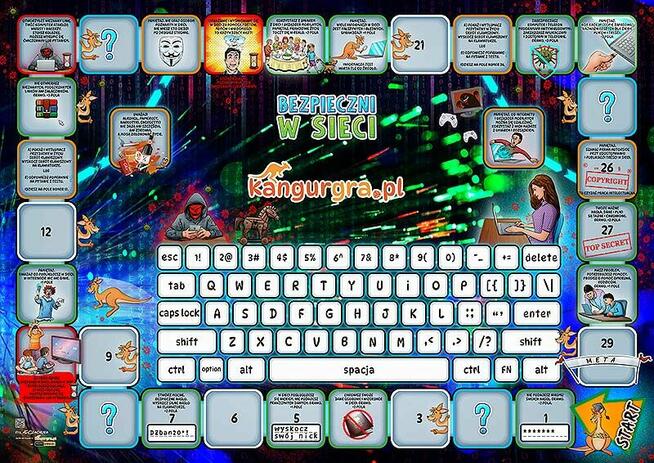 DZIECI BEZPIECZNE GRY XXL dla DZIECI do nauki i zabawy Kangu