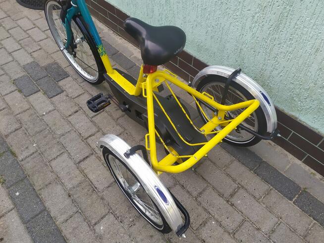 Rower rójkołowy rehabilitacyjny.