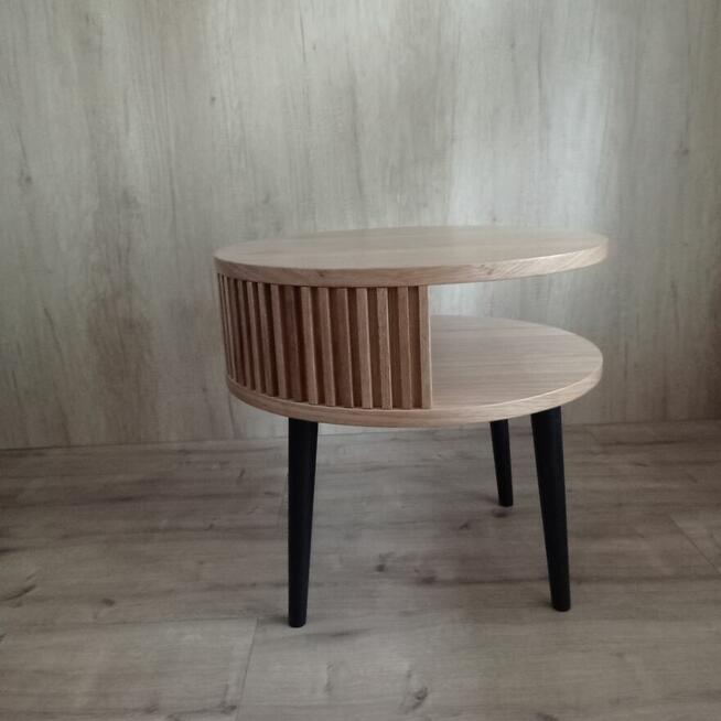 Dębowy stolik kawowy