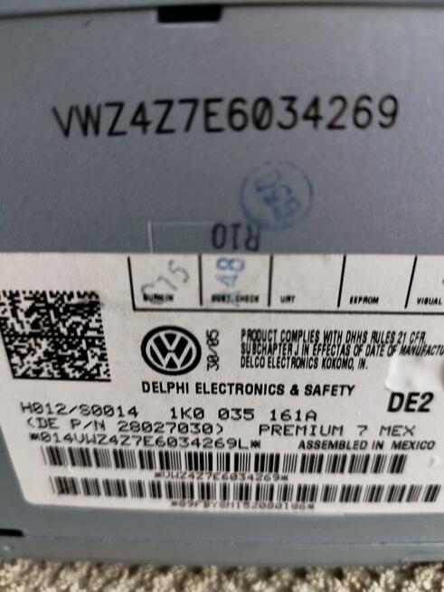 Radio MP3 2Din VW
