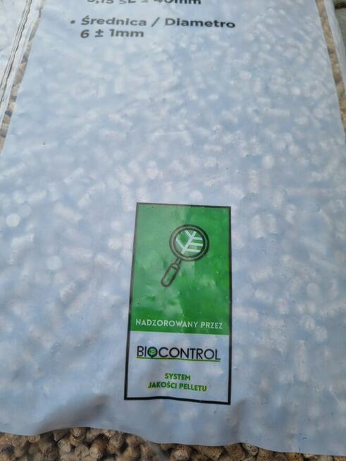 pelet pellet BIANCO jasny EN Plus A1