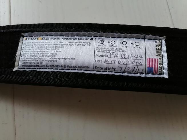 Fusion Pas wojskowy taktyczny patrolowy policja wojsko USA S