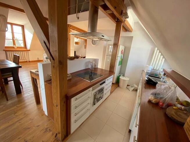 Wyjątkowe, dwupoziomowe mieszkanie na Starych Bielanach