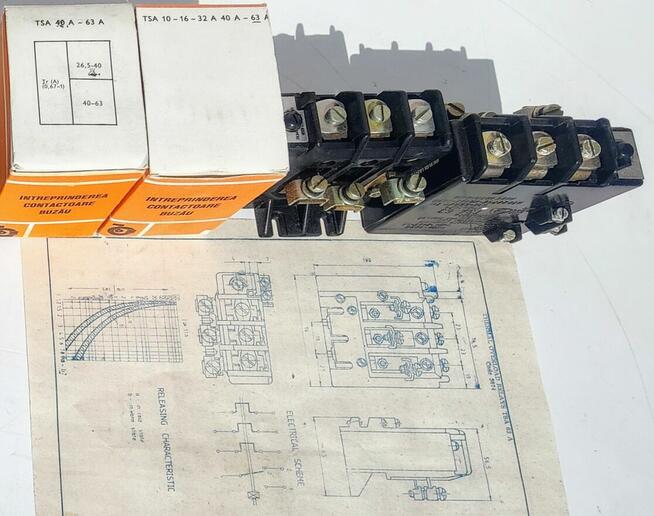 PRZEKAŹNIK TERMICZNY TERMIK TSA-63 26,5-40A 40-63 TERMOBIMET