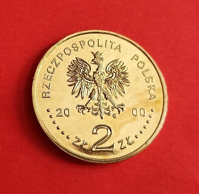 2 zł 2000 r. 100 - Lecie Zjazdu w Gnieźnie