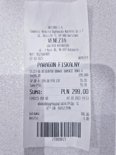 Damskie beżowe mokasyny