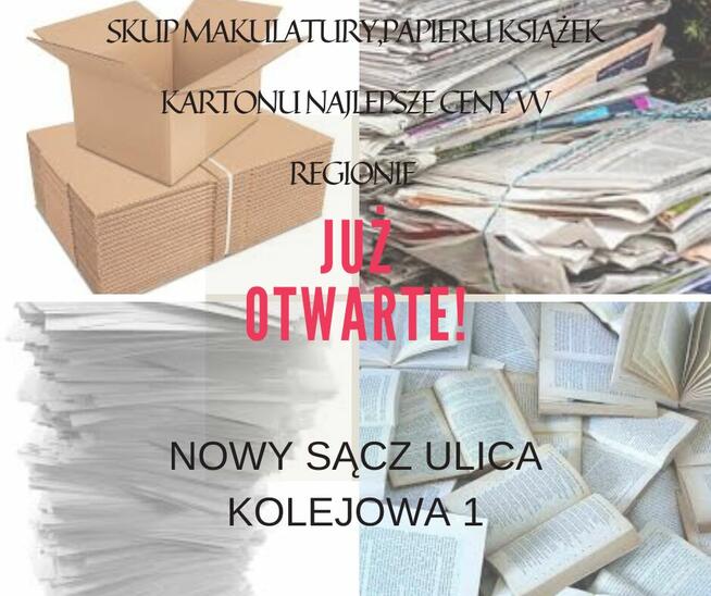 Skup Makulatury, Nowy Sącz Kolejowa 1