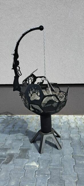 GRILL MYŚLIWSKI OGRODOWY MYŚLIWSKIE MOTYWY RĘCZNA ROBOTA