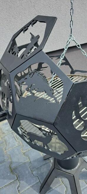 GRILL MYŚLIWSKI OGRODOWY MYŚLIWSKIE MOTYWY RĘCZNA ROBOTA