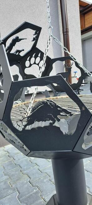 GRILL MYŚLIWSKI OGRODOWY MYŚLIWSKIE MOTYWY RĘCZNA ROBOTA