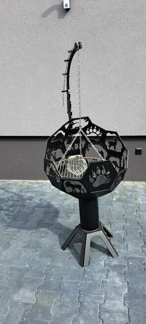 GRILL MYŚLIWSKI OGRODOWY MYŚLIWSKIE MOTYWY RĘCZNA ROBOTA