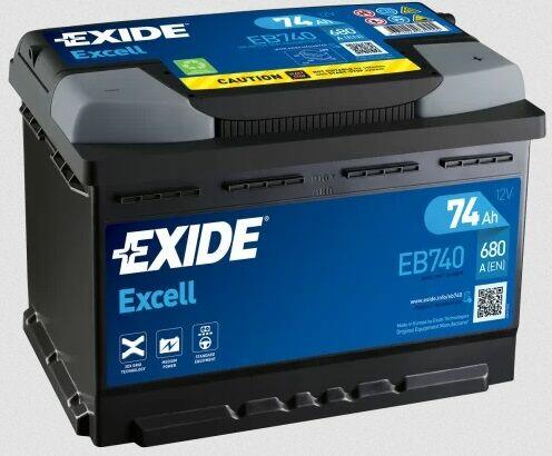 Akumulator Exide Excell 74Ah 680A - DARMOWY DOWÓZ!