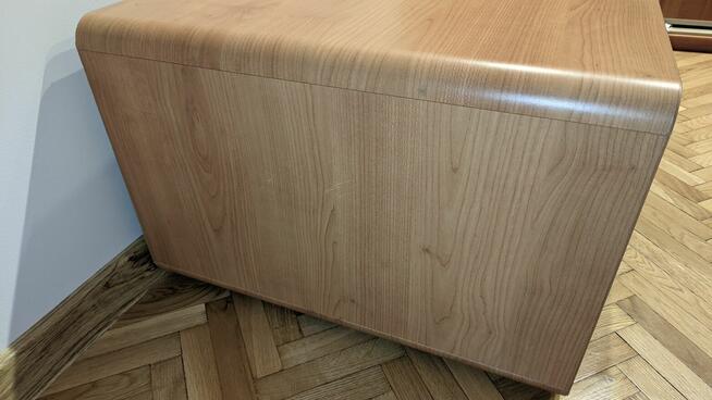 Szafka RTV 90 cm Ława Olcha Drewno Lite 4 nogi regulacja