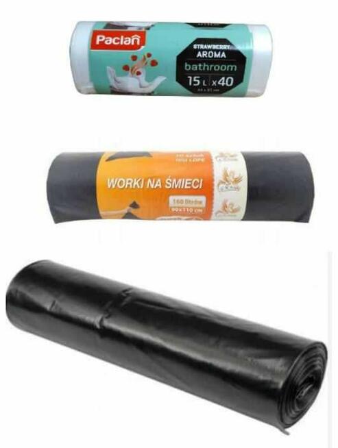 Worki na śmieci do segregacji 120L a25