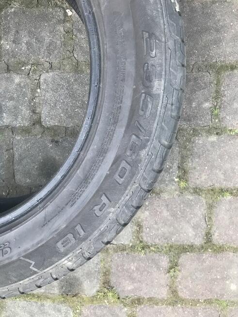 Opony 4szt letnie 235/60R18 Continental 5mm świetny stan.
