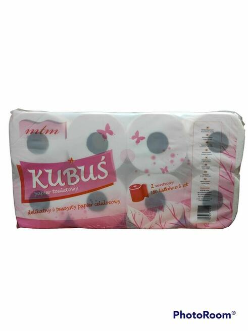 Papier toaletowy jumbo, biały 2 warstwowy - big rola!