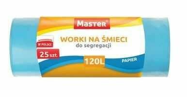 Worki na śmieci do segregacji 120L a25