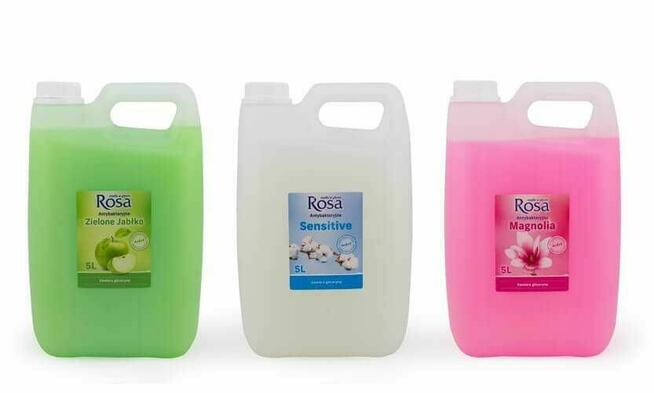 Mydło w płynie Rosa 5l - antybakteryjne