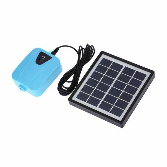 Napowietrzacz SOLARNY.Pompa tlenu z AKUMULATOR.Oczko wodne