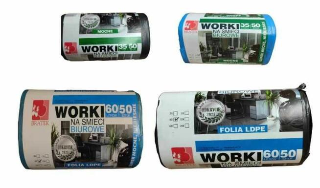 Worki na śmieci do segregacji 120L a25