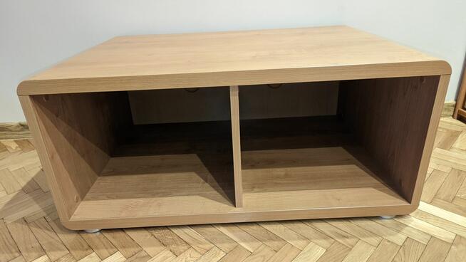 Szafka RTV 90 cm Ława Olcha Drewno Lite 4 nogi regulacja