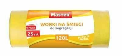 Worki na śmieci do segregacji 120L a25