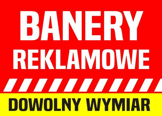 Banery reklamowe, druk banerów, reklamy