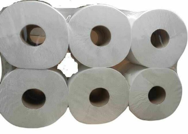 Papier toaletowy jumbo, biały 2 warstwowy - big rola!