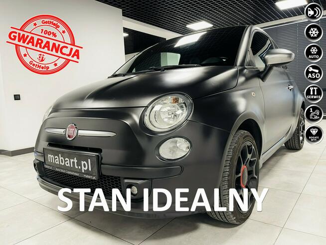 Fiat 500 1.4 100HP* SPORT*Czarny MAT*Skóry*ALU 16*CD Mp3*6 bieg* Idealny stan