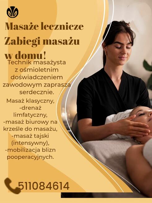Masaż leczniczy z dojazdem.
