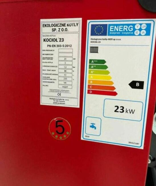 Kocioł 23kw na drewno węgiel