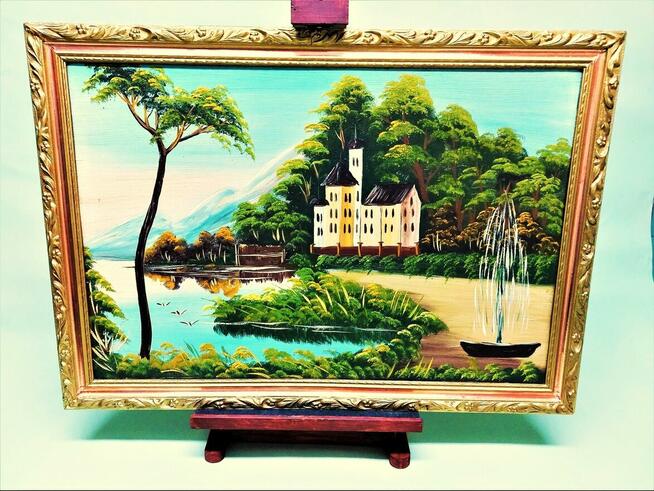 Sprzedam Okazały Austriacki Obraz Olejny lata 20-te /30-te